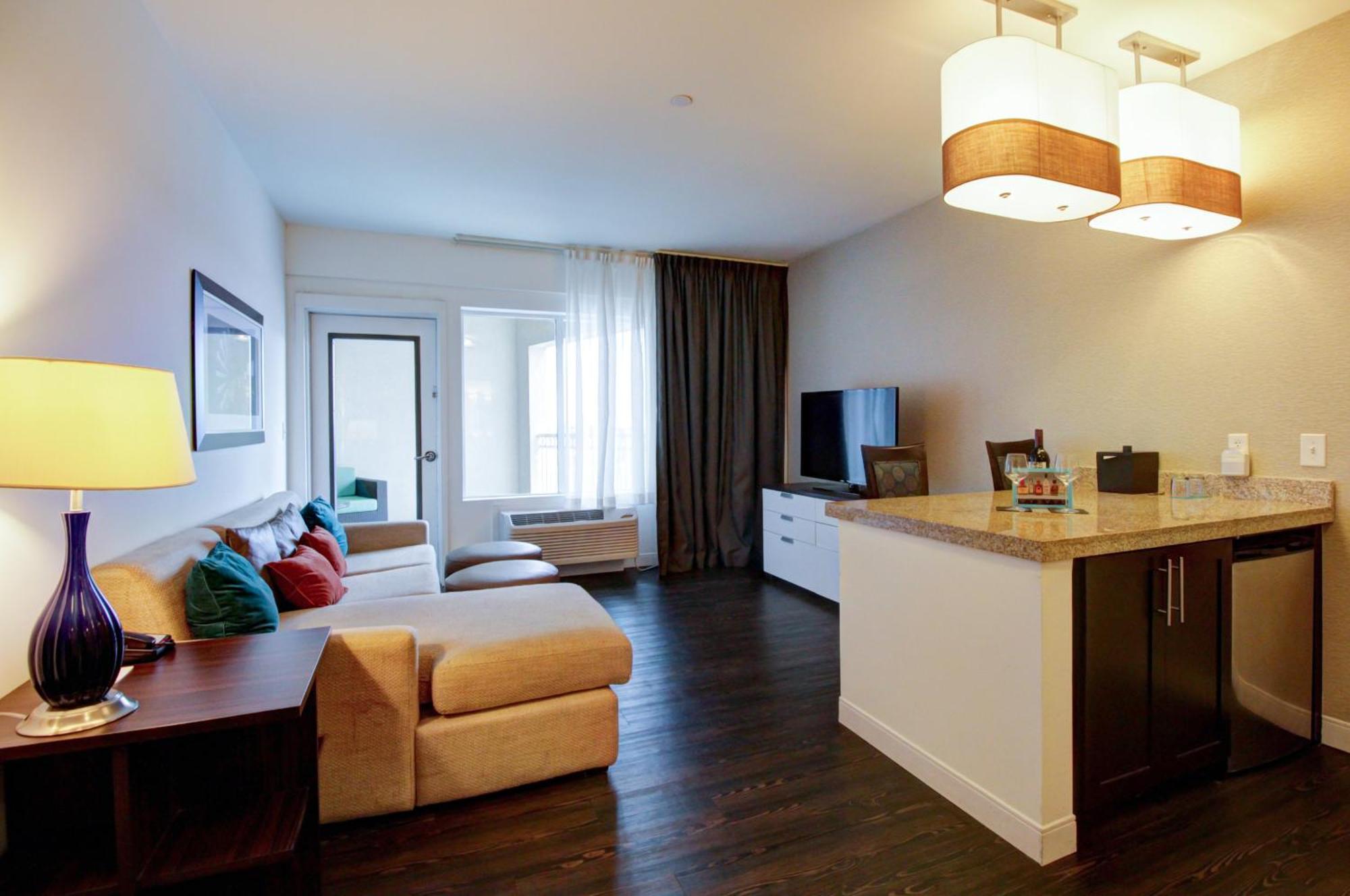 One-Bedroom King Suite Living Area